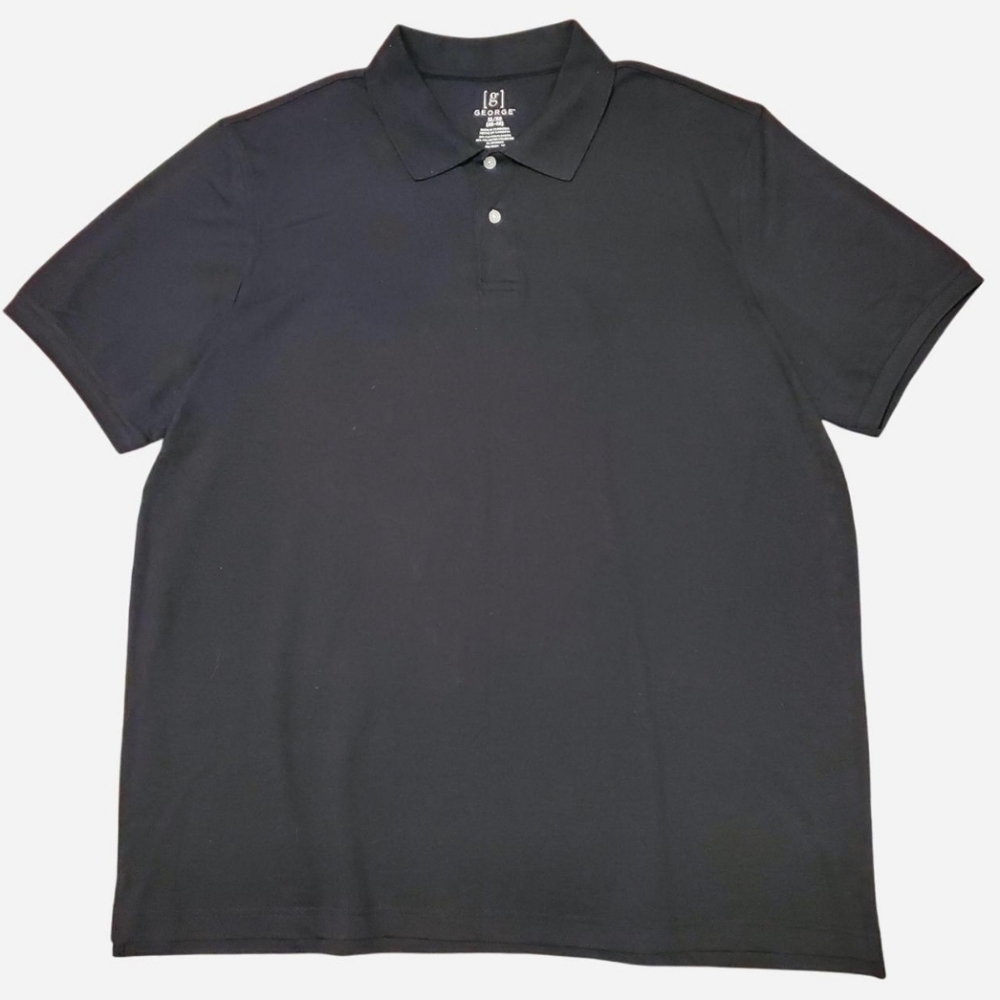 George Men's Classic Black Polo Shirt